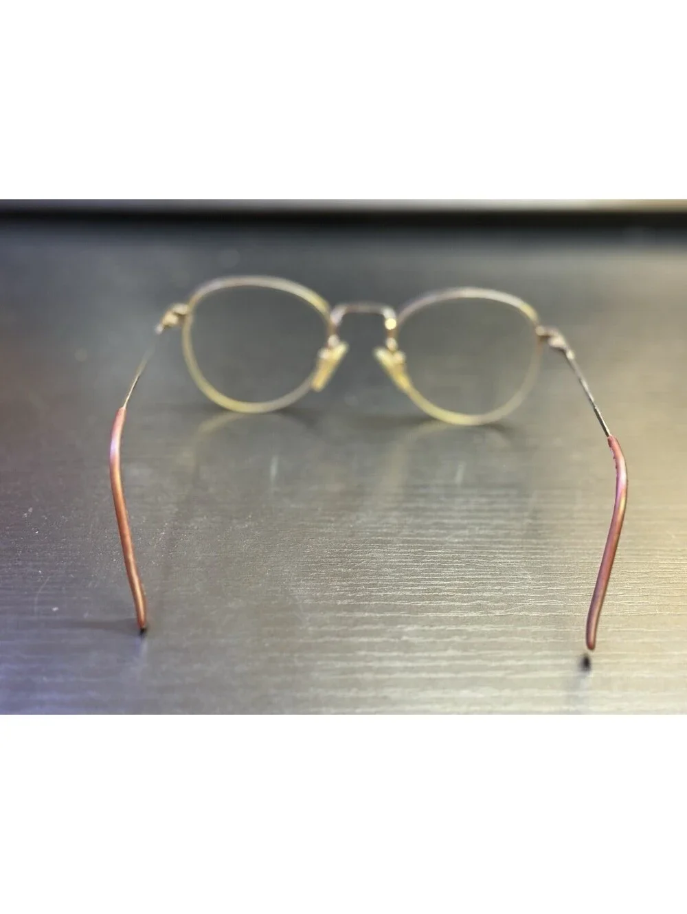 Vintage Tura 908 WIN 49-19 Eyeglasses Frames Brown Gold Japan 135mm